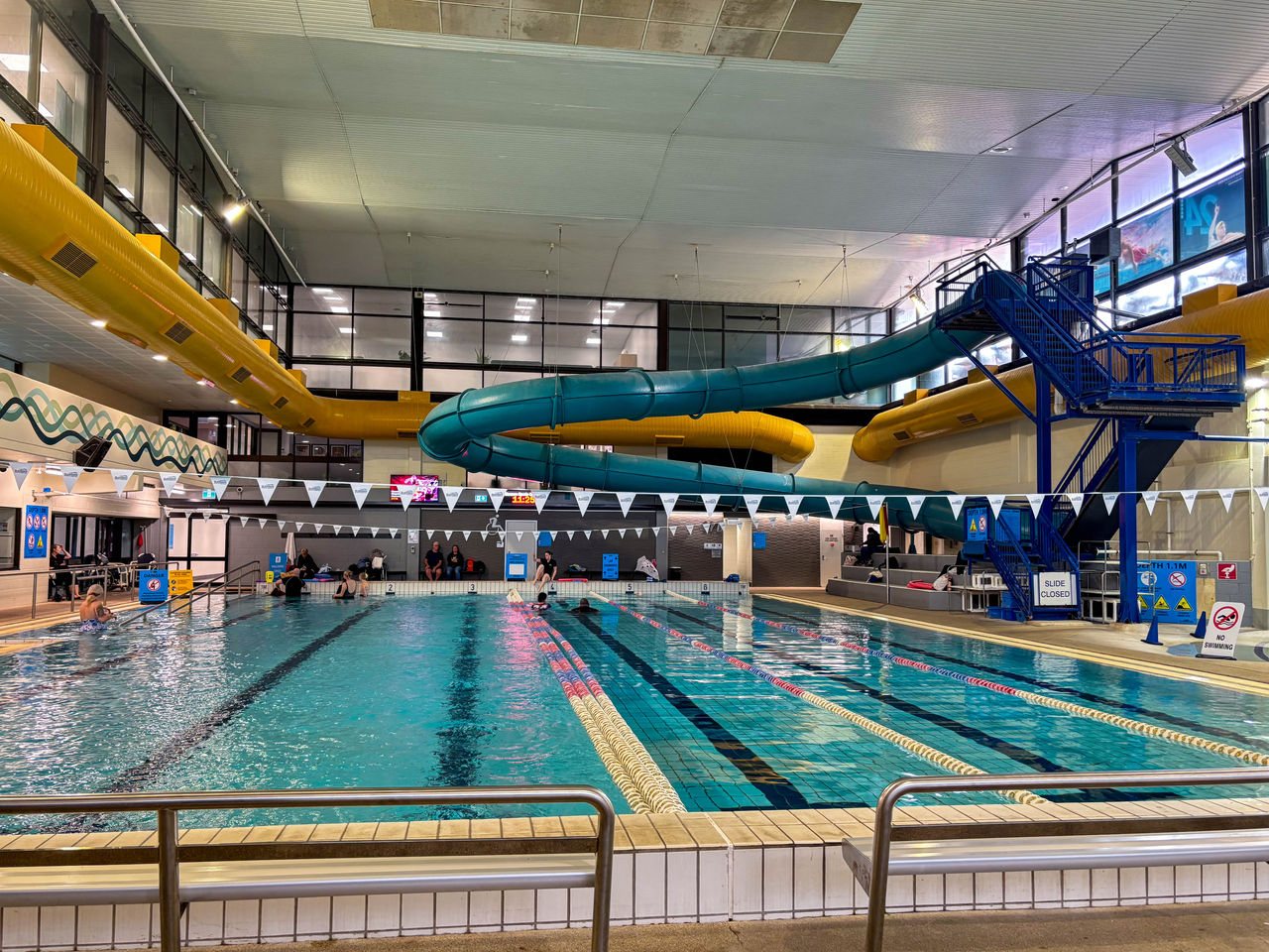 The indoor 25m pool at Sleeman Sports Complex
