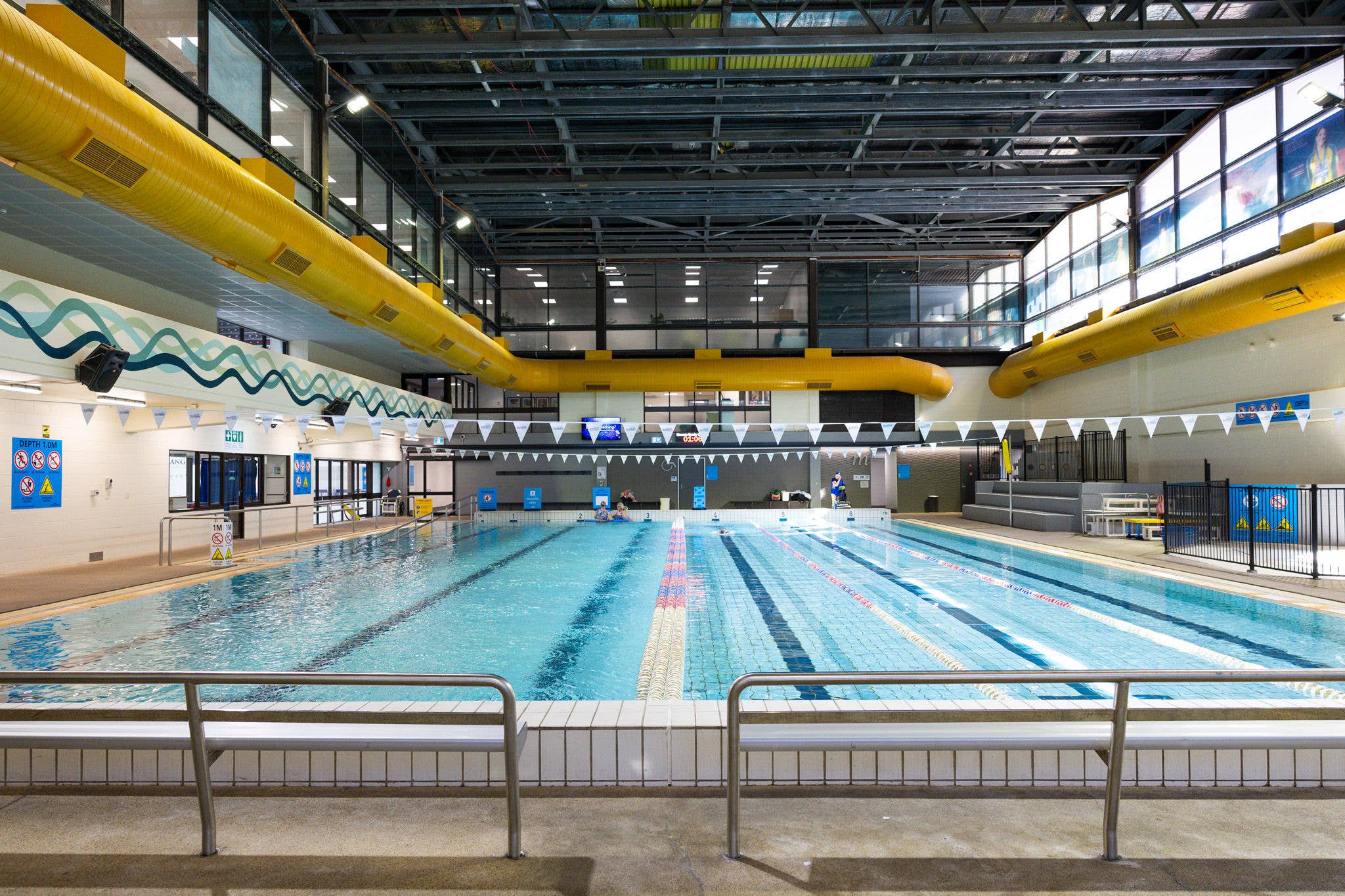 25m Pool inside Brisbane Aquatic Centre