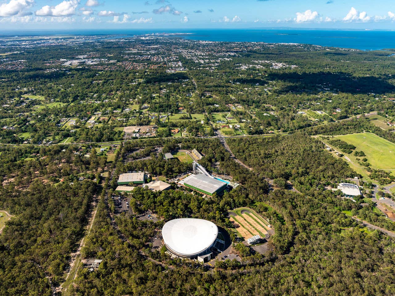 Aerial of Sleeman Sports Complex