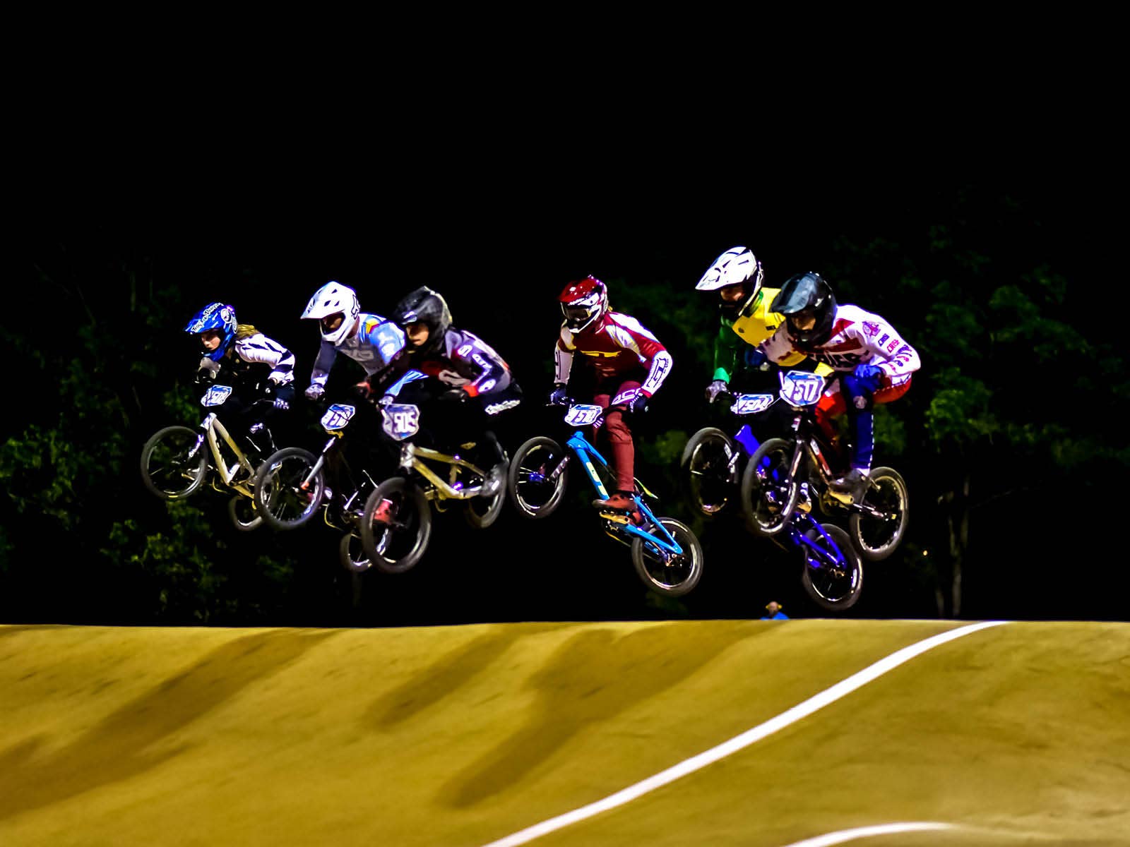 Night time Practice at SX Track