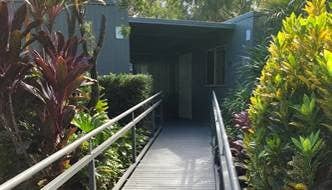 The front of Cabin Accommodation