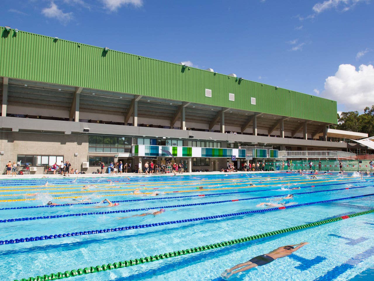 Outdoor Pool at the Brisbane Aquatic Centre