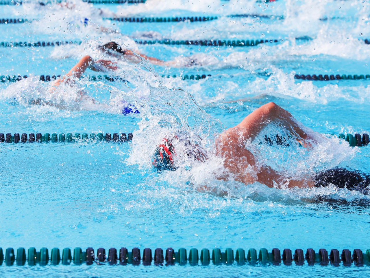 People Swimming 