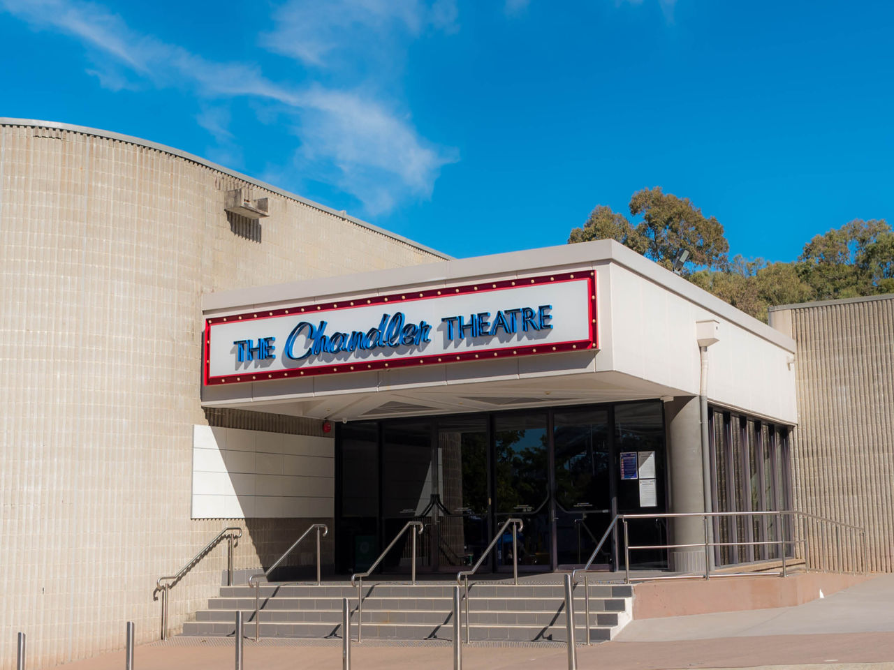 Chandler Theatre Front Entrance Sign