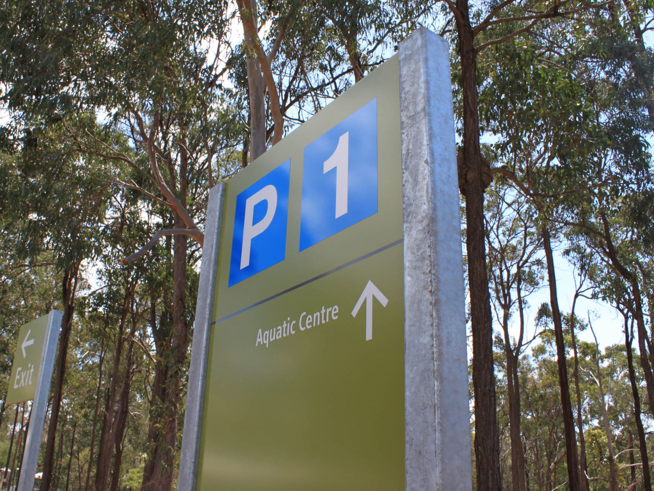 P1 Carpark sign